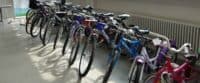 Secondhand-Velos im Laden von SOS Ticino in Rivera Secondhand-Velos im Laden von SOS Ticino in Rivera