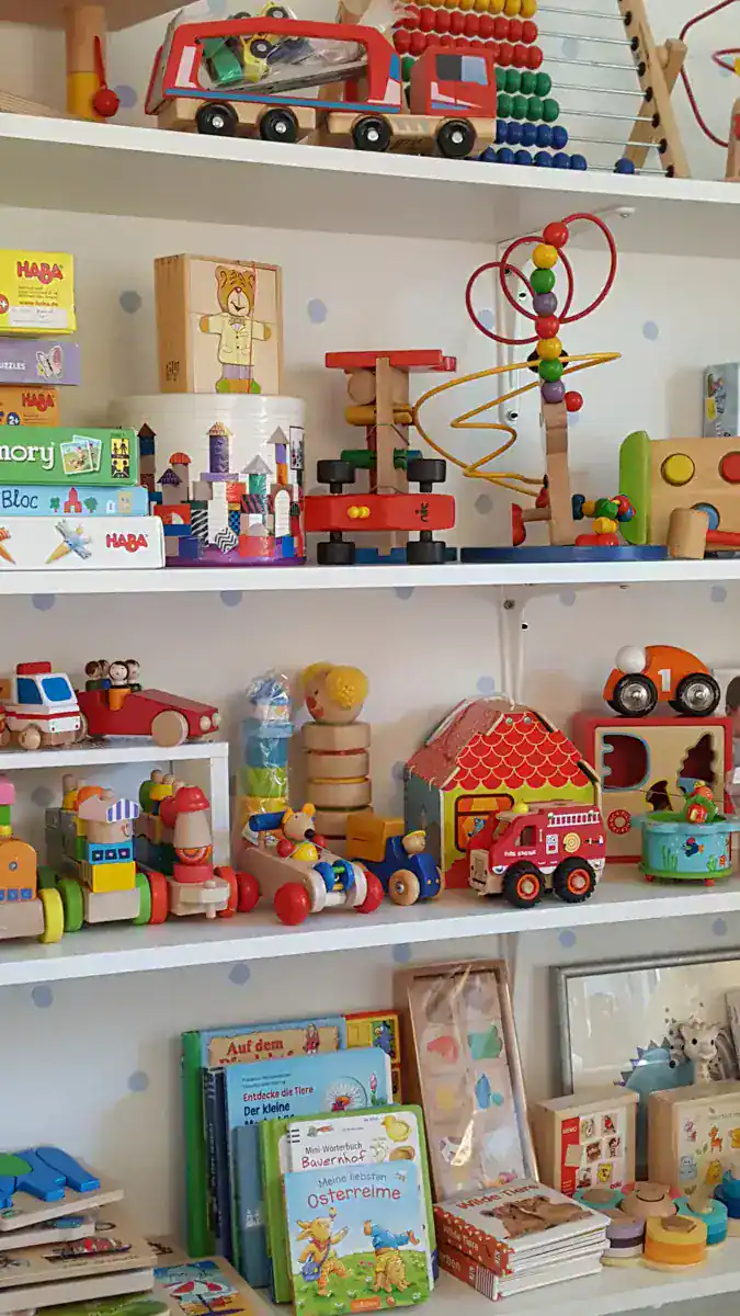 Spielwaren und Kinderartikel im Laden Pimpinilli in Zürich